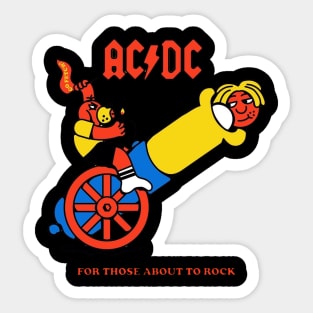 AC & DC Sticker